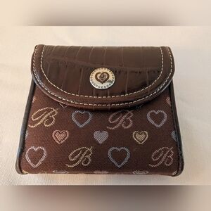 Brighton Fabric & Leather Wallet Organizer
